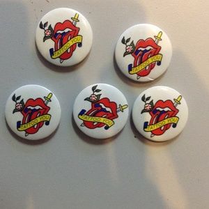 Rolling Stones pins